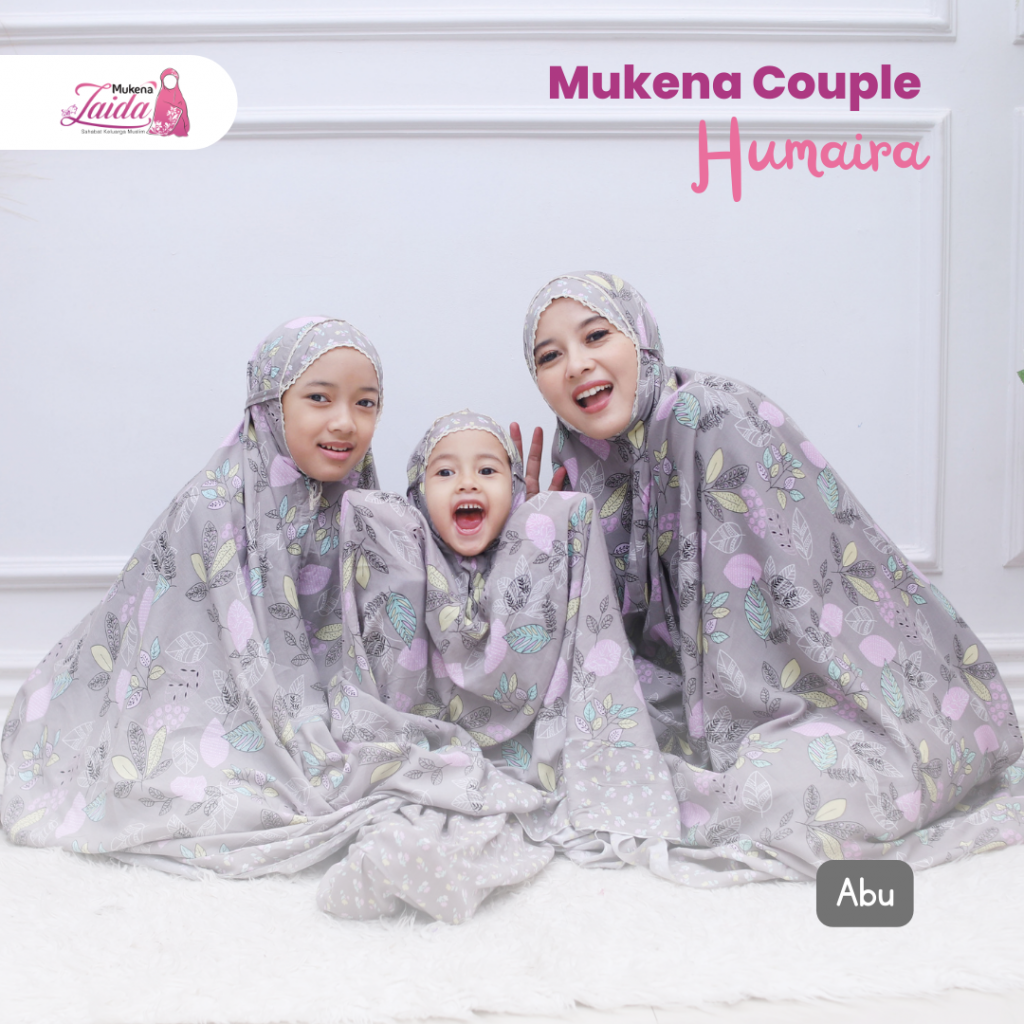 Mukena-Couple-Zaida-Series-Humaira-Grey