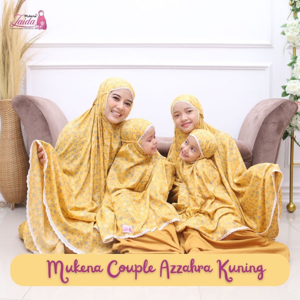 Mukena Couple Azzahra Kuning
